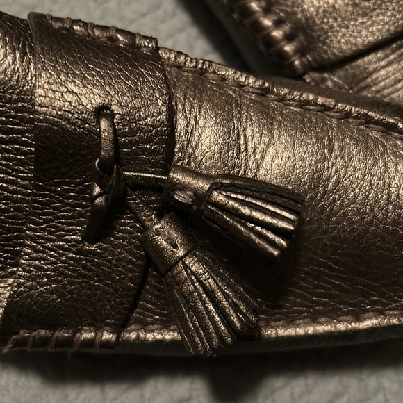 Cole Haan Silver/Pewter Driving Moccasins - Picture 10 of 11